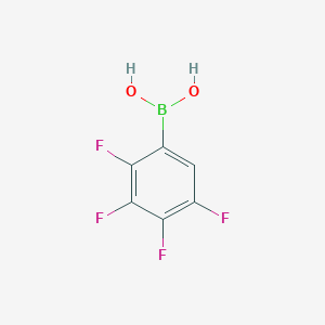 molecular formula C6H3BF4O2 B071656 (2,3,4,5-tetrafluorophenyl)boronic Acid CAS No. 179923-32-1
