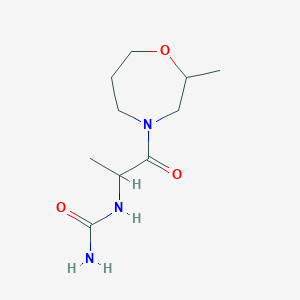 [1-(2-Methyl-1,4-oxazepan-4-yl)-1-oxopropan-2-yl]urea