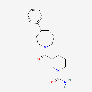 3-(4-Phenylazepane-1-carbonyl)piperidine-1-carboxamide