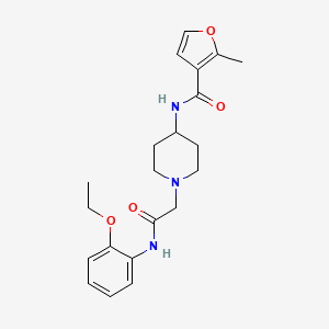 N-[1-[2-(2-ethoxyanilino)-2-oxoethyl]piperidin-4-yl]-2-methylfuran-3-carboxamide