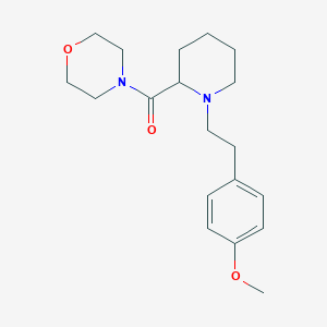 [1-[2-(4-Methoxyphenyl)ethyl]piperidin-2-yl]-morpholin-4-ylmethanone