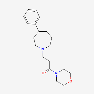 1-Morpholin-4-yl-3-(4-phenylazepan-1-yl)propan-1-one