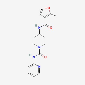 4-[(2-methylfuran-3-carbonyl)amino]-N-pyridin-2-ylpiperidine-1-carboxamide