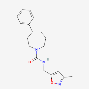 N-[(3-methyl-1,2-oxazol-5-yl)methyl]-4-phenylazepane-1-carboxamide