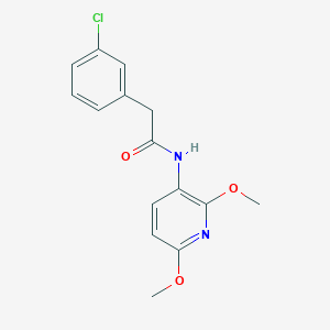 2-(3-chlorophenyl)-N-(2,6-dimethoxypyridin-3-yl)acetamide