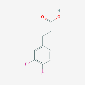molecular formula C9H8F2O2 B071690 3,4-Difluorohydrocinnamic acid CAS No. 161712-75-0