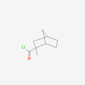 molecular formula C9H13ClO B071691 2-Methylbicyclo[2.2.1]heptane-2-carbonyl chloride CAS No. 166972-38-9