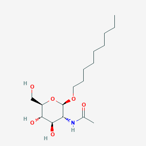 molecular formula C17H33NO6 B071724 壬基 2-乙酰氨基-2-脱氧-β-D-吡喃葡萄糖苷 CAS No. 173725-28-5