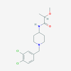 N-[1-[(3,4-dichlorophenyl)methyl]piperidin-4-yl]-2-methoxypropanamide