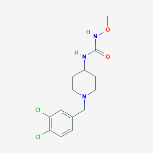 1-[1-[(3,4-Dichlorophenyl)methyl]piperidin-4-yl]-3-methoxyurea