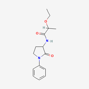 2-ethoxy-N-(2-oxo-1-phenylpyrrolidin-3-yl)propanamide