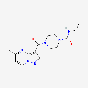 N-ethyl-4-(5-methylpyrazolo[1,5-a]pyrimidine-3-carbonyl)piperazine-1-carboxamide