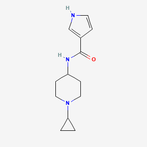 N-(1-cyclopropylpiperidin-4-yl)-1H-pyrrole-3-carboxamide