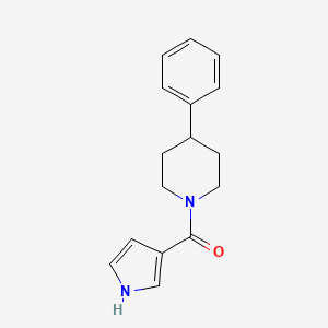 (4-phenylpiperidin-1-yl)-(1H-pyrrol-3-yl)methanone