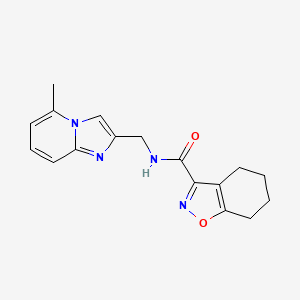 N-[(5-methylimidazo[1,2-a]pyridin-2-yl)methyl]-4,5,6,7-tetrahydro-1,2-benzoxazole-3-carboxamide