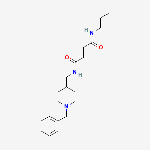 N'-[(1-benzylpiperidin-4-yl)methyl]-N-propylbutanediamide