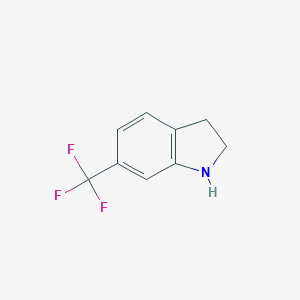 molecular formula C9H8F3N B071738 6-(三氟甲基)吲哚 CAS No. 181513-29-1
