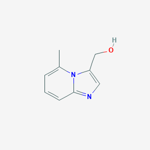 molecular formula C9H10N2O B071740 (5-甲基咪唑并[1,2-a]吡啶-3-基)甲醇 CAS No. 178488-39-6