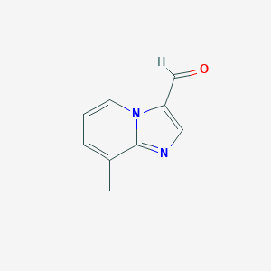 molecular formula C9H8N2O B071741 8-甲基咪唑并[1,2-a]吡啶-3-甲醛 CAS No. 175878-16-7