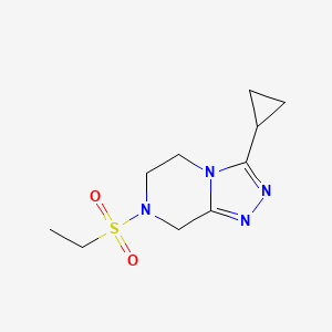 3-cyclopropyl-7-ethylsulfonyl-6,8-dihydro-5H-[1,2,4]triazolo[4,3-a]pyrazine