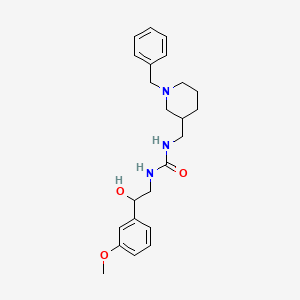 1-[(1-Benzylpiperidin-3-yl)methyl]-3-[2-hydroxy-2-(3-methoxyphenyl)ethyl]urea