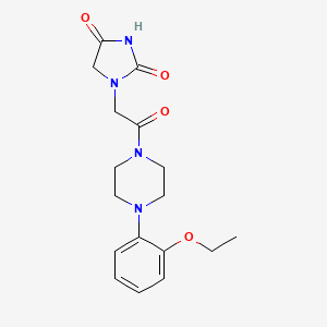 1-[2-[4-(2-Ethoxyphenyl)piperazin-1-yl]-2-oxoethyl]imidazolidine-2,4-dione