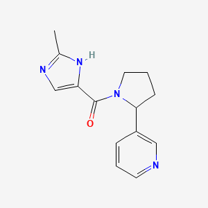 (2-methyl-1H-imidazol-5-yl)-(2-pyridin-3-ylpyrrolidin-1-yl)methanone