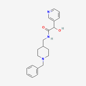 N-[(1-benzylpiperidin-4-yl)methyl]-2-hydroxy-2-pyridin-3-ylacetamide