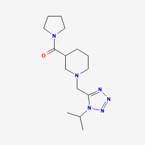 [1-[(1-Propan-2-yltetrazol-5-yl)methyl]piperidin-3-yl]-pyrrolidin-1-ylmethanone