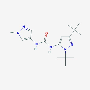 1-(2,5-Ditert-butylpyrazol-3-yl)-3-(1-methylpyrazol-4-yl)urea