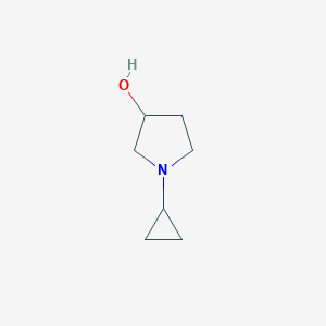 molecular formula C7H13NO B071753 1-Cyclopropylpyrrolidin-3-ol CAS No. 181960-06-5