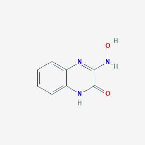molecular formula C8H7N3O2 B071758 3-(Hydroxyamino)quinoxalin-2(1H)-one CAS No. 177944-77-3