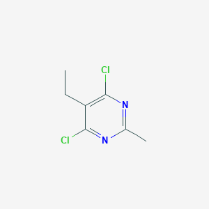 molecular formula C7H8Cl2N2 B071766 4,6-二氯-5-乙基-2-甲基嘧啶 CAS No. 175139-08-9