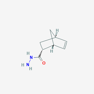 B071773 Bicyclo[2.2.1]hept-5-ene-2-carboxylic acid, hydrazide, (1R,2R,4R)-rel-(9CI) CAS No. 168912-29-6