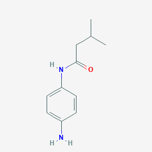 molecular formula C11H16N2O B071777 N-(4-氨基苯基)-3-甲基丁酰胺 CAS No. 189576-50-9