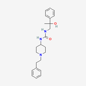 1-(2-Hydroxy-2-phenylpropyl)-3-[1-(2-phenylethyl)piperidin-4-yl]urea