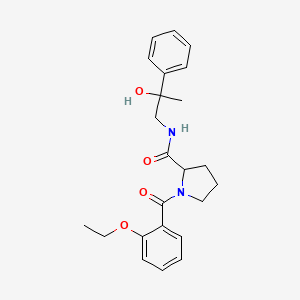 1-(2-ethoxybenzoyl)-N-(2-hydroxy-2-phenylpropyl)pyrrolidine-2-carboxamide