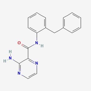 3-amino-N-(2-benzylphenyl)pyrazine-2-carboxamide