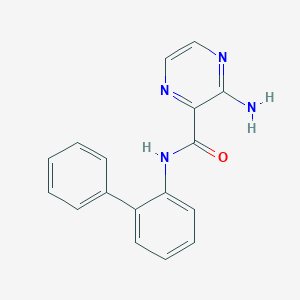 3-amino-N-(2-phenylphenyl)pyrazine-2-carboxamide