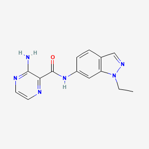 3-amino-N-(1-ethylindazol-6-yl)pyrazine-2-carboxamide