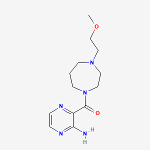 (3-Aminopyrazin-2-yl)-[4-(2-methoxyethyl)-1,4-diazepan-1-yl]methanone