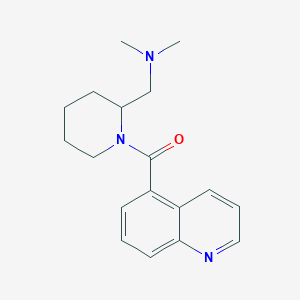 [2-[(Dimethylamino)methyl]piperidin-1-yl]-quinolin-5-ylmethanone