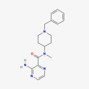 3-amino-N-(1-benzylpiperidin-4-yl)-N-methylpyrazine-2-carboxamide