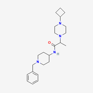 N-(1-benzylpiperidin-4-yl)-2-(4-cyclobutylpiperazin-1-yl)propanamide