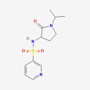 N-(2-oxo-1-propan-2-ylpyrrolidin-3-yl)pyridine-3-sulfonamide