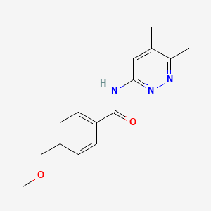 N-(5,6-dimethylpyridazin-3-yl)-4-(methoxymethyl)benzamide