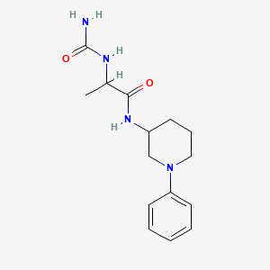 2-(carbamoylamino)-N-(1-phenylpiperidin-3-yl)propanamide