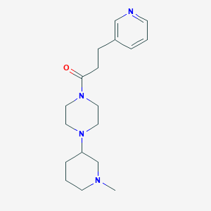 1-[4-(1-Methylpiperidin-3-yl)piperazin-1-yl]-3-pyridin-3-ylpropan-1-one