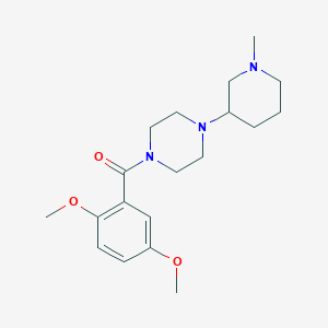 (2,5-Dimethoxyphenyl)-[4-(1-methylpiperidin-3-yl)piperazin-1-yl]methanone