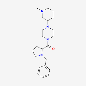 (1-Benzylpyrrolidin-2-yl)-[4-(1-methylpiperidin-3-yl)piperazin-1-yl]methanone